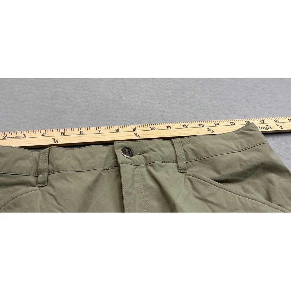 Patagonia Quandary Shorts Tan Khaki Stretch Hiking Outdoor‎ Size 12 STY58091